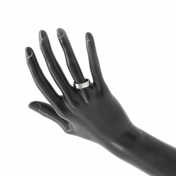 カルティエ リング ラブリング クラシックモデル K18WG リングサイズ55 CRB4084755 Cartier 指輪 LOVEリング ジュエリー