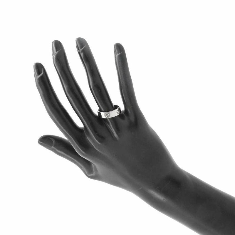 カルティエ リング ラブリング クラシックモデル K18WG リングサイズ55 CRB4084755 Cartier 指輪 LOVEリング ジュエリー