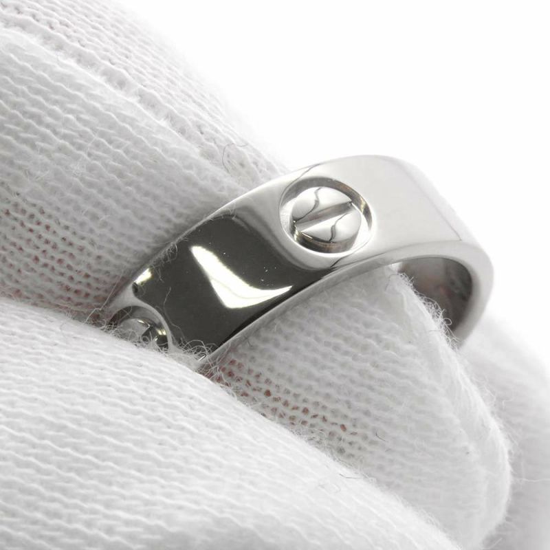 カルティエ リング ラブリング クラシックモデル K18WG リングサイズ55 CRB4084755 Cartier 指輪 LOVEリング ジュエリー