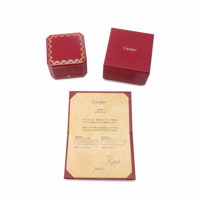 カルティエ リング ラブリング クラシックモデル K18WG リングサイズ55 CRB4084755 Cartier 指輪 LOVEリング ジュエリー