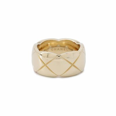 シャネル リング ココクラッシュ リング ラージモデル K18YGイエローゴールド リングサイズ59 J10574 CHANEL 指輪 ジュエリー 安心保証