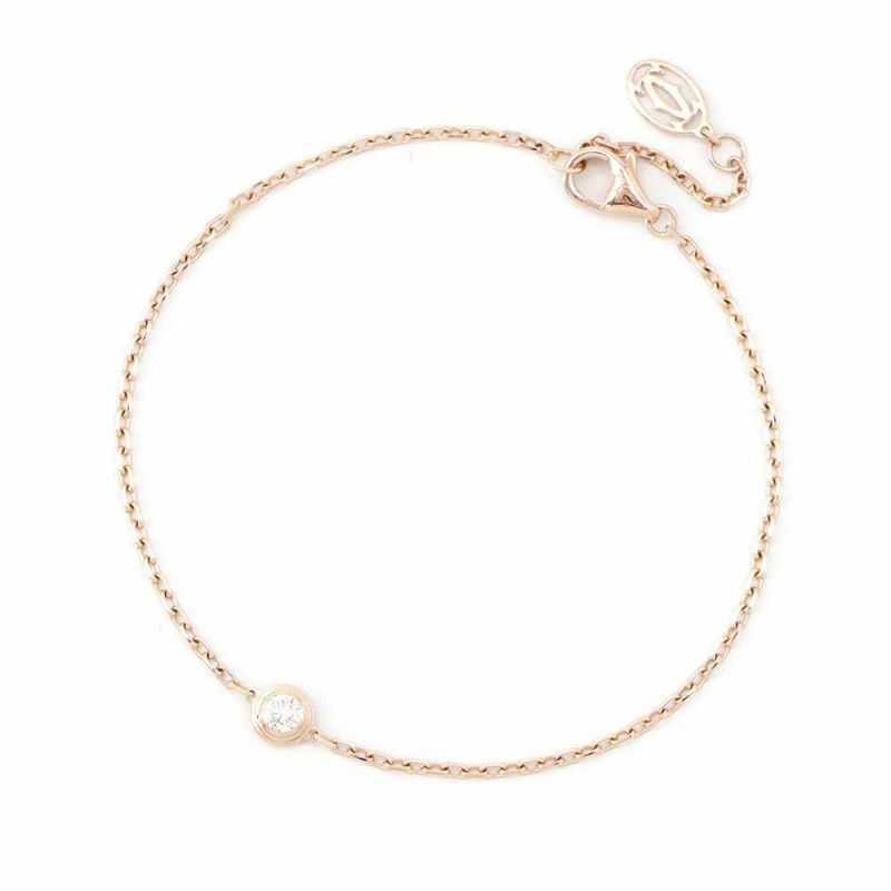 カルティエ ブレスレット ダムール ブレスレット ダイヤモンド1P 0.13ct K18PG B6063017 Cartier ジュエリー