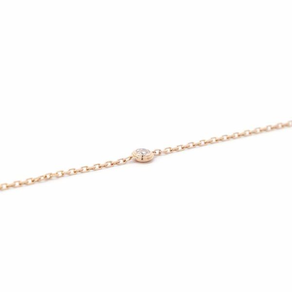 カルティエ ブレスレット ダムール ブレスレット ダイヤモンド1P 0.13ct K18PG B6063017 Cartier ジュエリー