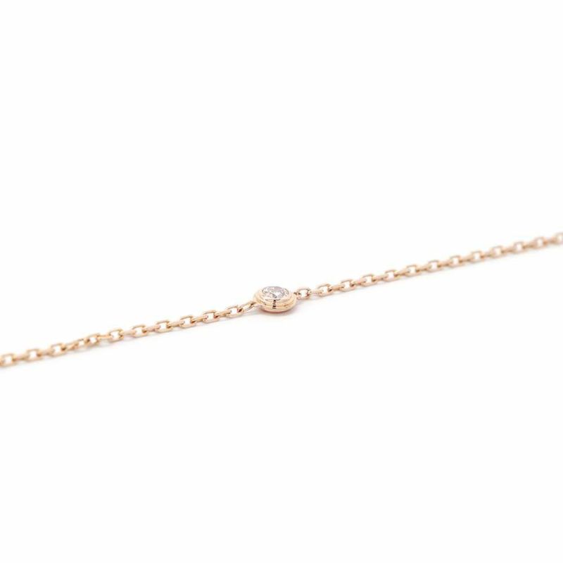 カルティエ ブレスレット ダムール ブレスレット ダイヤモンド1P 0.13ct K18PG B6063017 Cartier ジュエリー