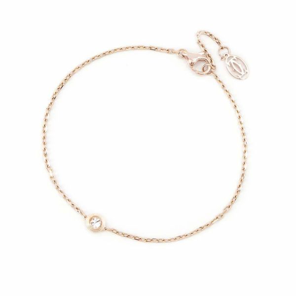 カルティエ ブレスレット ダムール ブレスレット ダイヤモンド1P 0.13ct K18PG B6063017 Cartier ジュエリー