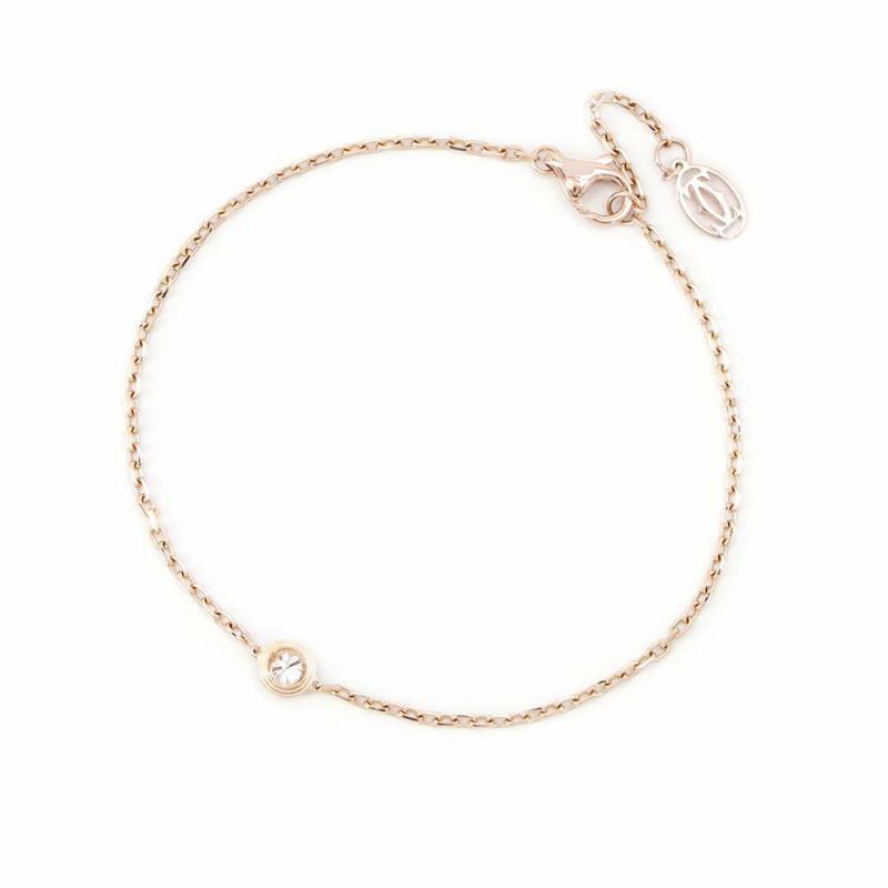 カルティエ ブレスレット ダムール ブレスレット ダイヤモンド1P 0.13ct K18PG B6063017 Cartier ジュエリー