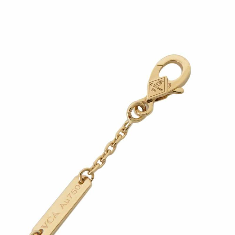 ヴァンクリーフ&アーペル ネックレス ヴィンテージ アルハンブラ ペンダント マザーオブパール K18YGイエローゴールド VCARA45900