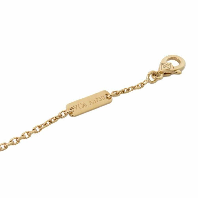 ヴァンクリーフ&アーペル ネックレス ヴィンテージ アルハンブラ ペンダント マザーオブパール K18YGイエローゴールド VCARA45900