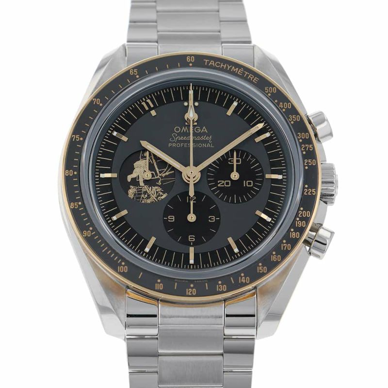 オメガ スピードマスター アポロ11号50周年記念モデル 310.20.42.50.01.001 OMEGA 腕時計 黒文字盤