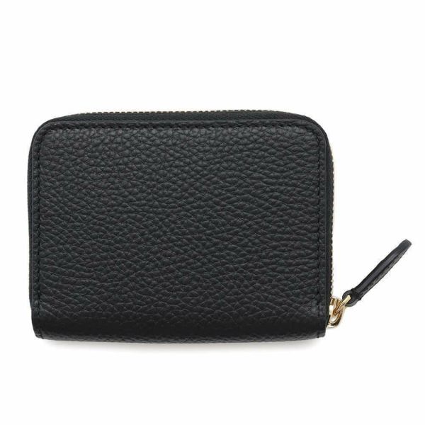 バーバリー コインケース ジップアラウンドレザーウォレット BURBERRY 財布 カードケース 黒