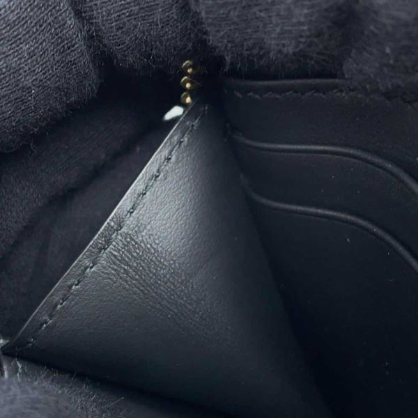 バーバリー コインケース ジップアラウンドレザーウォレット BURBERRY 財布 カードケース 黒