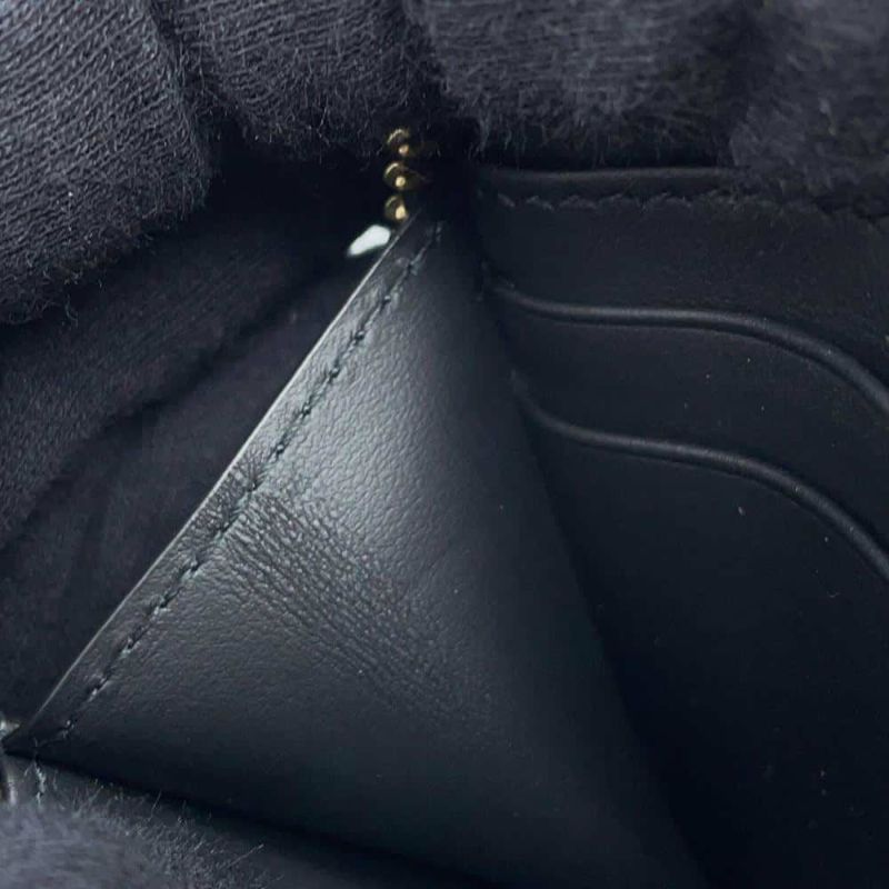 バーバリー コインケース ジップアラウンドレザーウォレット BURBERRY 財布 カードケース 黒