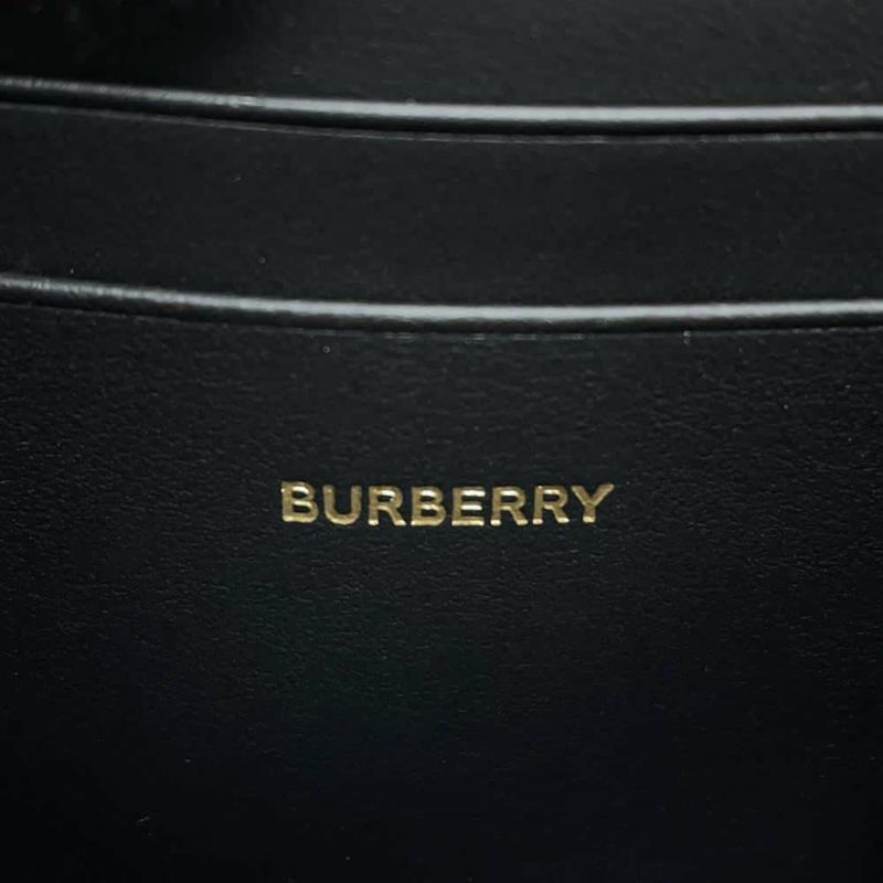 バーバリー コインケース ジップアラウンドレザーウォレット BURBERRY 財布 カードケース 黒