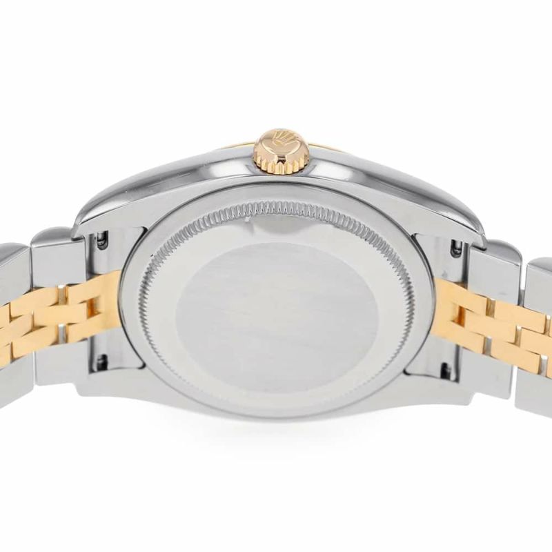 ロレックス デイトジャスト F番 SS/K18YG 116233G ROLEX 腕時計 シャンパン/コンピューター文字盤 10Pダイヤ