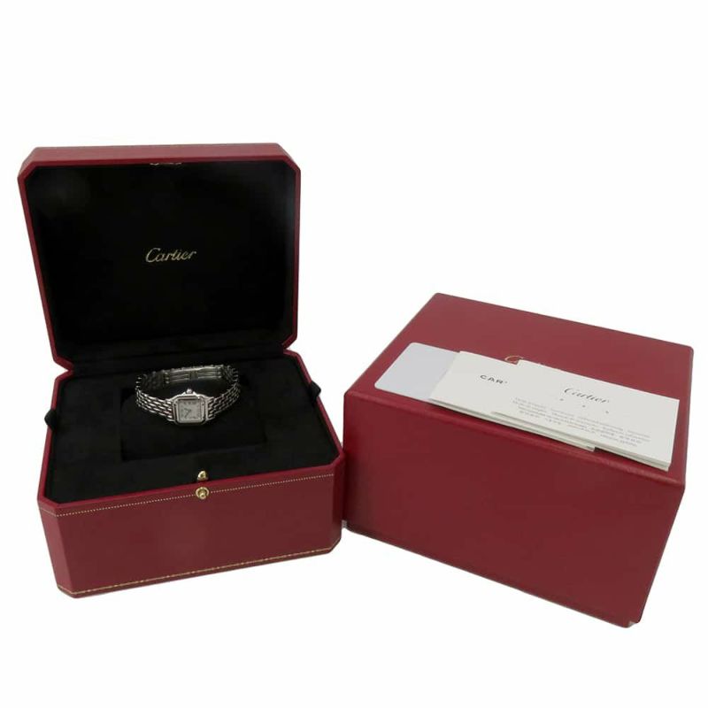 カルティエ パンテール ドゥ カルティエ ミニ WSPN0019 Cartier 腕時計 レディース シルバー文字盤