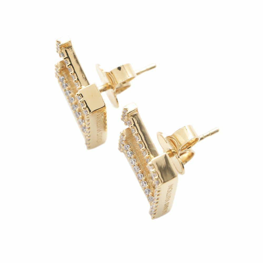 ルイヴィトン ピアス LV アイコニック ストラス ラインストーン M00609 LOUIS VUITTON アクセサリー