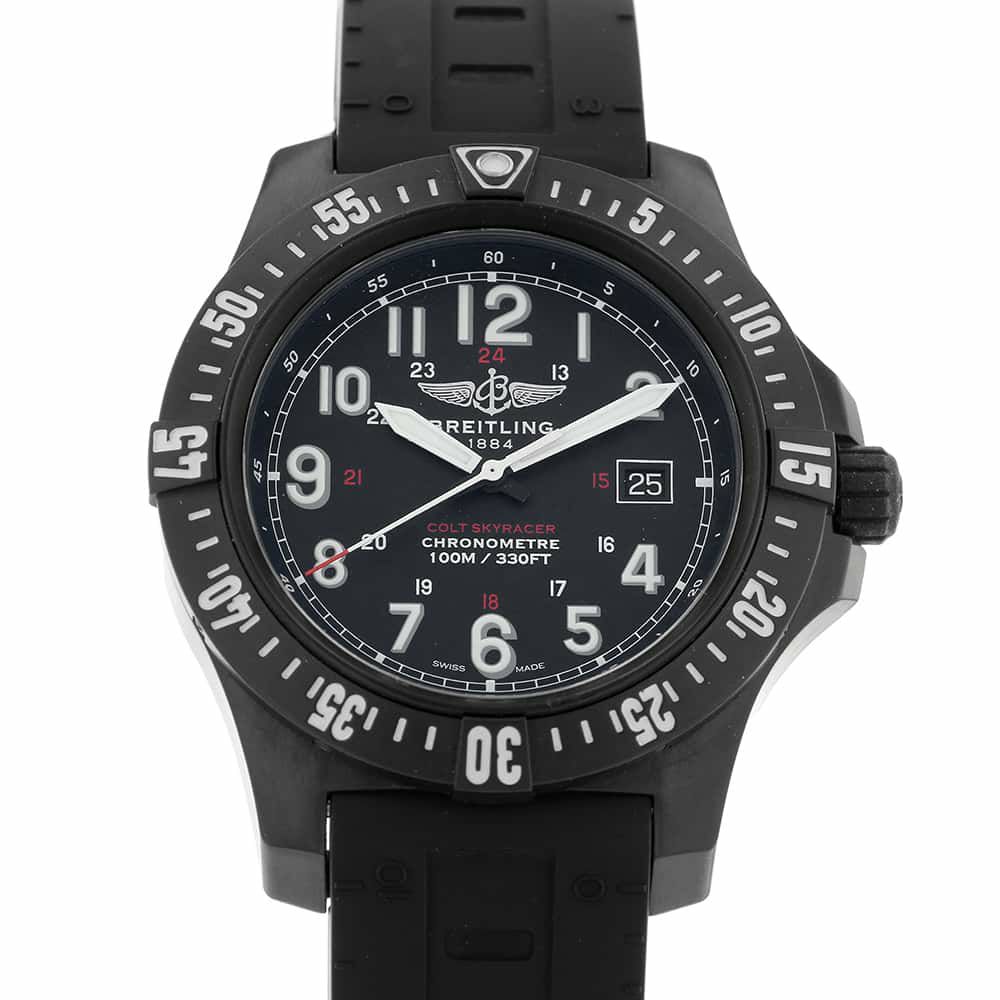 ブライトリング コルト スカイレーサー X74320E4/BF87 BREITLING 腕時計 ウォッチ 黒文字盤