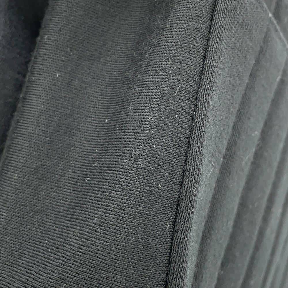 シャネル ショルダーバッグ マドモアゼル ココマーク コットン CHANEL 黒