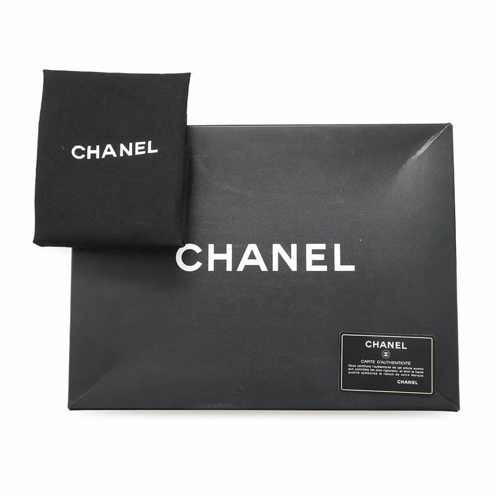シャネル ショルダーバッグ マドモアゼル ココマーク コットン CHANEL 黒