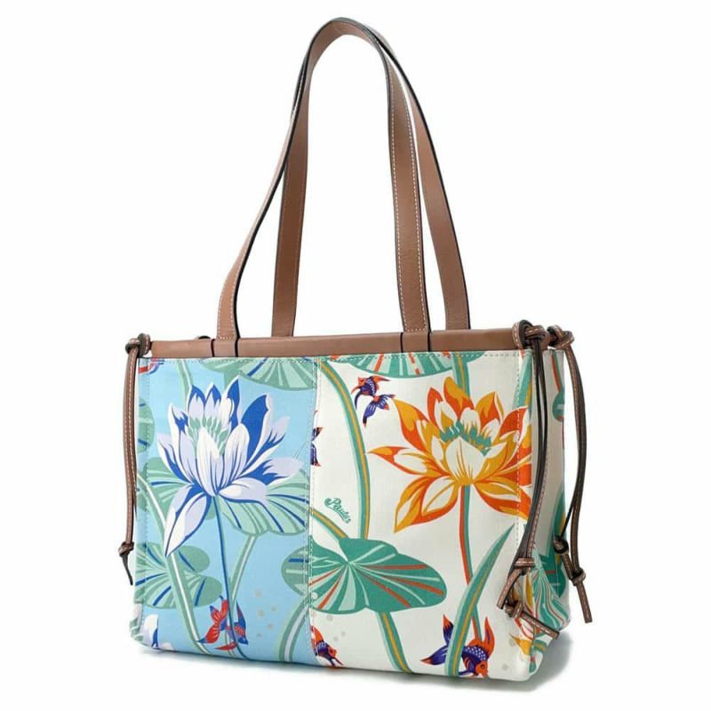 ロエベ トートバッグ クッショントート パウラズイビザ スモール キャンバス 328.09AA93 LOEWE 花柄