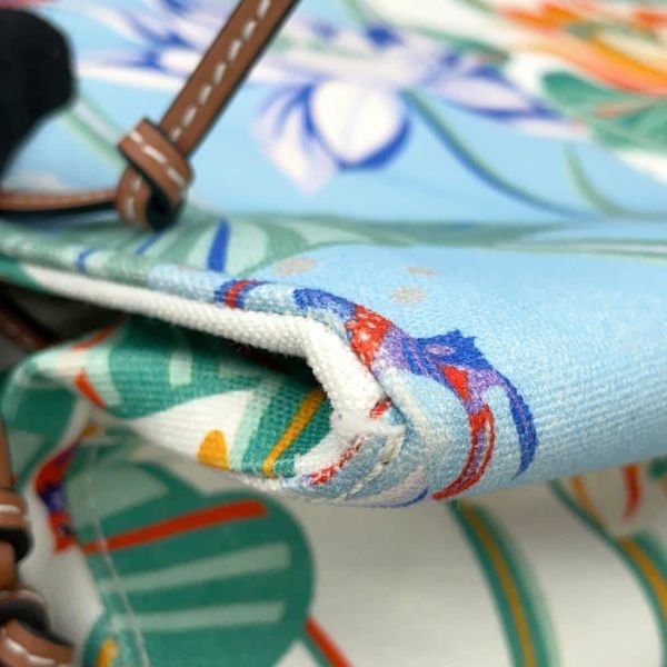 ロエベ トートバッグ クッショントート パウラズイビザ スモール キャンバス 328.09AA93 LOEWE 花柄