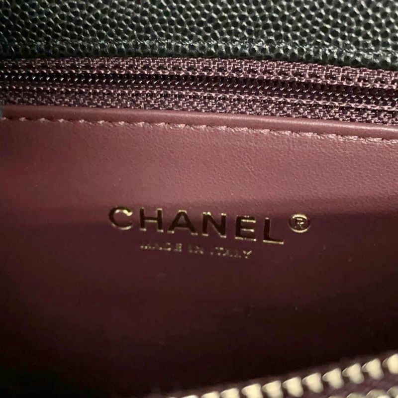 シャネル ハンドバッグ マトラッセ ココマーク ココハンドル フラップ キャビアスキン A92991 2way 黒