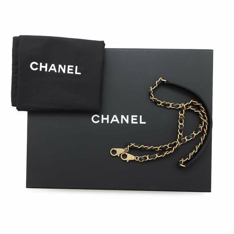 シャネル ハンドバッグ マトラッセ ココマーク ココハンドル フラップ キャビアスキン A92991 2way 黒