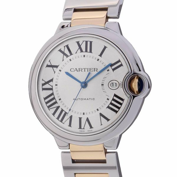 カルティエ バロンブルー LM SS/K18YGイエローゴールド W69009Z3 Cartier 腕時計 シルバー文字盤 安心保証 |  中古・新品ブランド販売ギャラリーレア公式通販