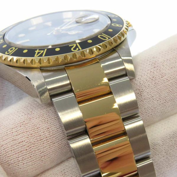 ロレックス GMTマスター 2 D番 16713 ROLEX 腕時計 黒文字盤