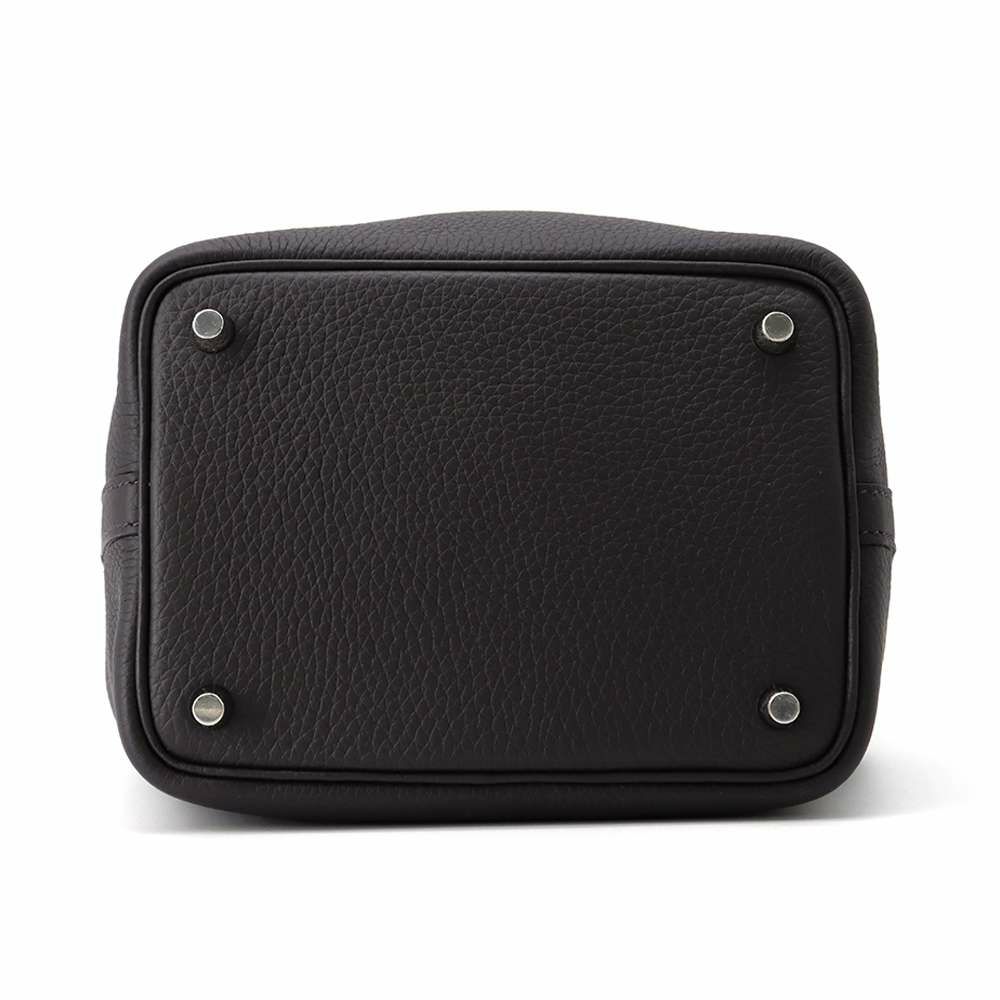 エルメス ハンドバッグ ピコタンロックPM プルノワール/シルバー金具 トリヨンクレマンス W刻印