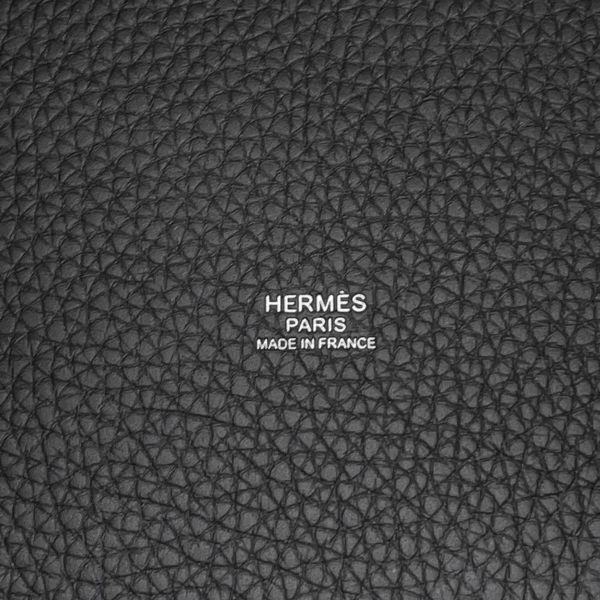 エルメス ハンドバッグ ピコタンロックPM プルノワール/シルバー金具 トリヨンクレマンス W刻印