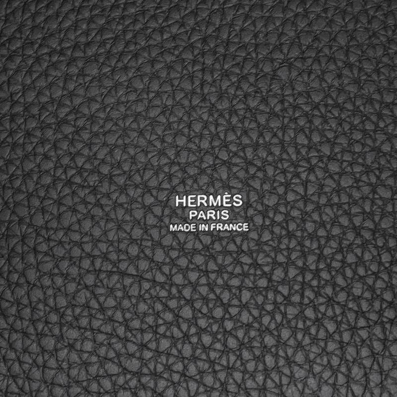 エルメス ハンドバッグ ピコタンロックPM プルノワール/シルバー金具 トリヨンクレマンス W刻印