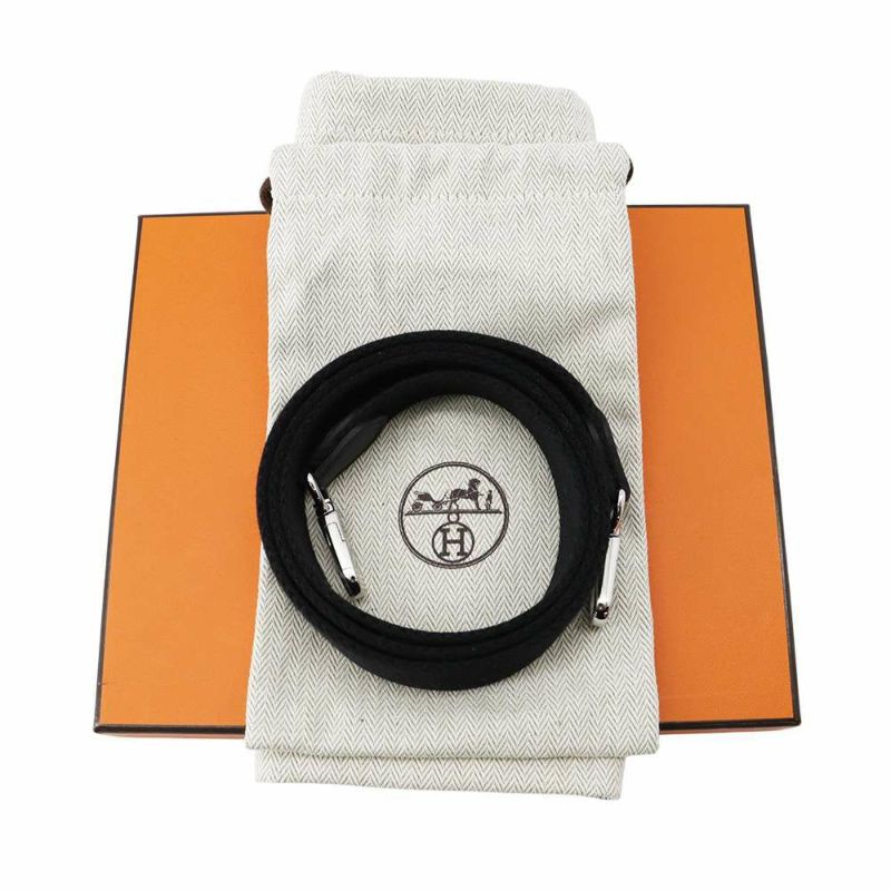 エルメス エブリンTPM アマゾン ブラック/シルバー金具 トリヨンクレマンス W刻印 黒