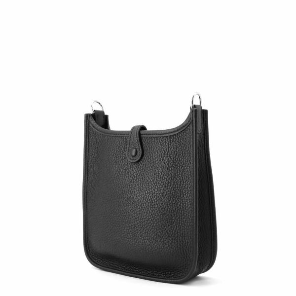 エルメス エブリンTPM アマゾン ブラック/シルバー金具 トリヨンクレマンス U刻印 黒