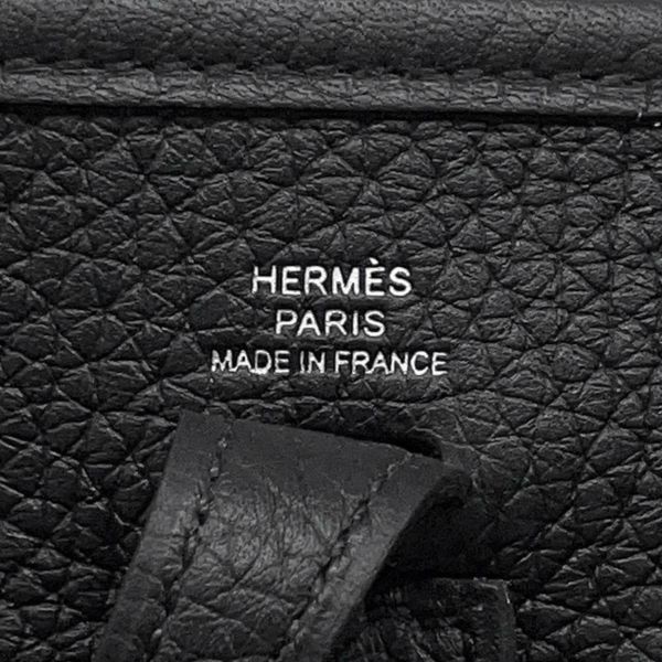 エルメス エブリンTPM アマゾン ブラック/シルバー金具 トリヨンクレマンス U刻印 黒
