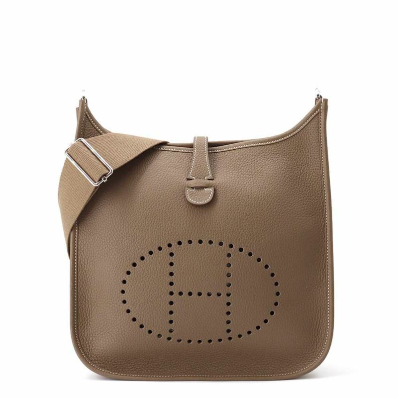 エルメス ショルダーバッグ エブリン3 PM エトゥープ/シルバー金具 トリヨンクレマンス K刻印