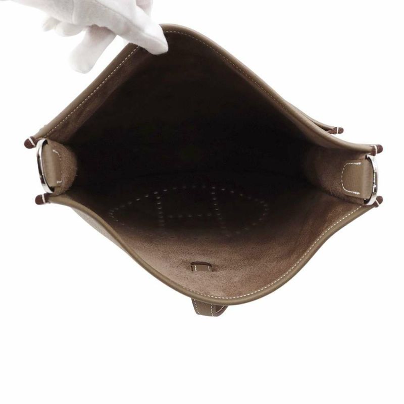 エルメス ショルダーバッグ エブリン3 PM エトゥープ/シルバー金具 トリヨンクレマンス K刻印