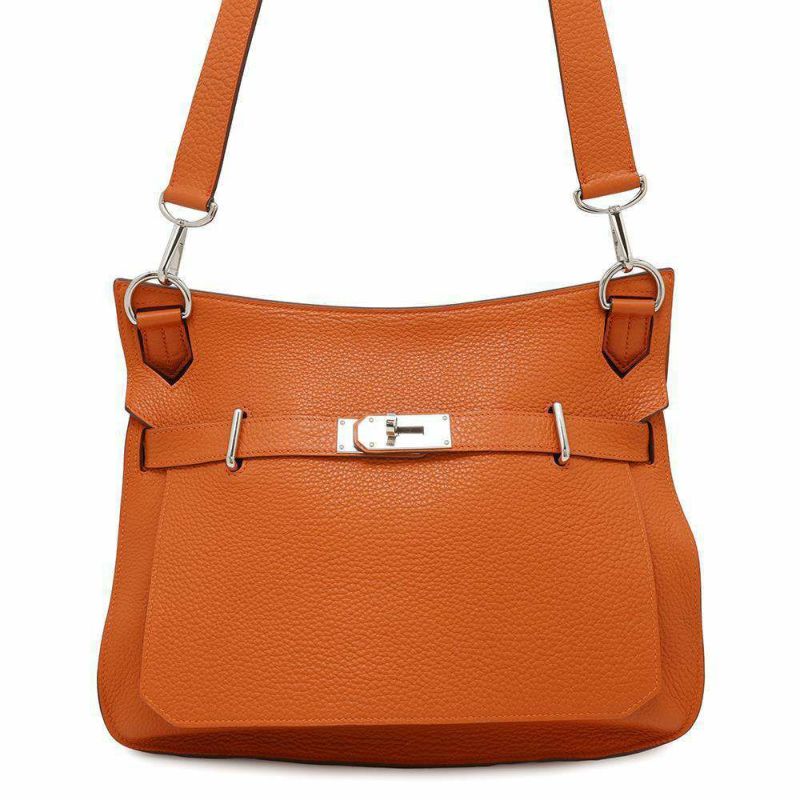 エルメス ショルダーバッグ ジプシエール34 フー/シルバー金具 トリヨンクレマンス □Q刻印 HERMES