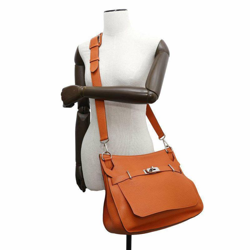 エルメス ショルダーバッグ ジプシエール34 フー/シルバー金具 トリヨンクレマンス □Q刻印 HERMES