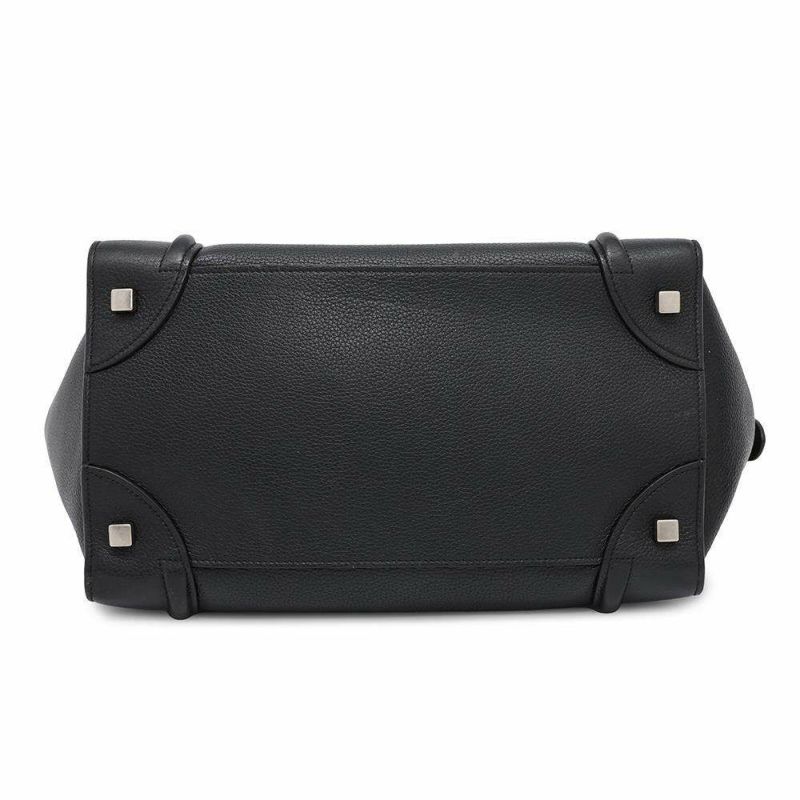 セリーヌ ハンドバッグ ラゲージ ショッパー ミディアム レザー CELINE バッグ 黒