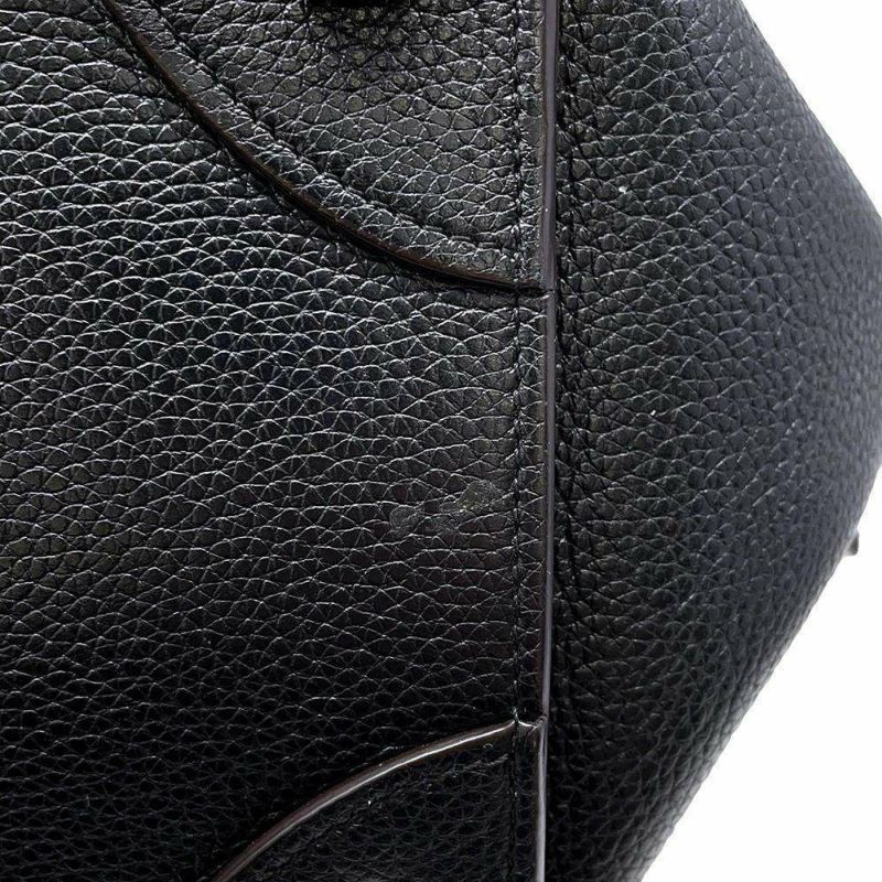 セリーヌ ハンドバッグ ラゲージ ショッパー ミディアム レザー CELINE バッグ 黒