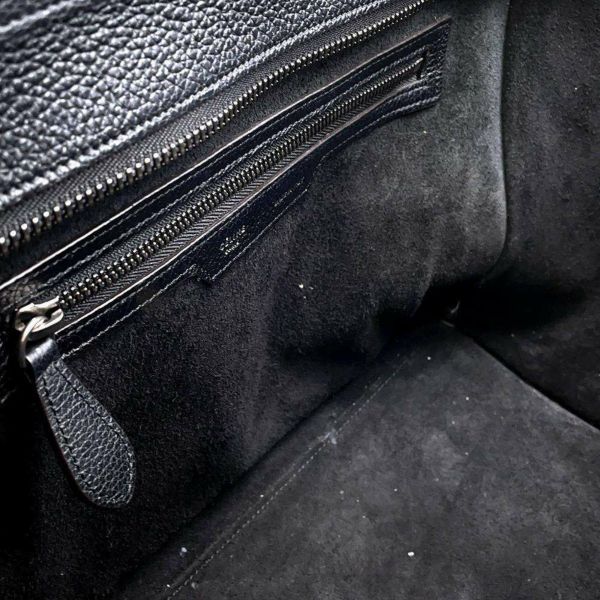 セリーヌ ハンドバッグ ラゲージ ショッパー ミディアム レザー CELINE バッグ 黒