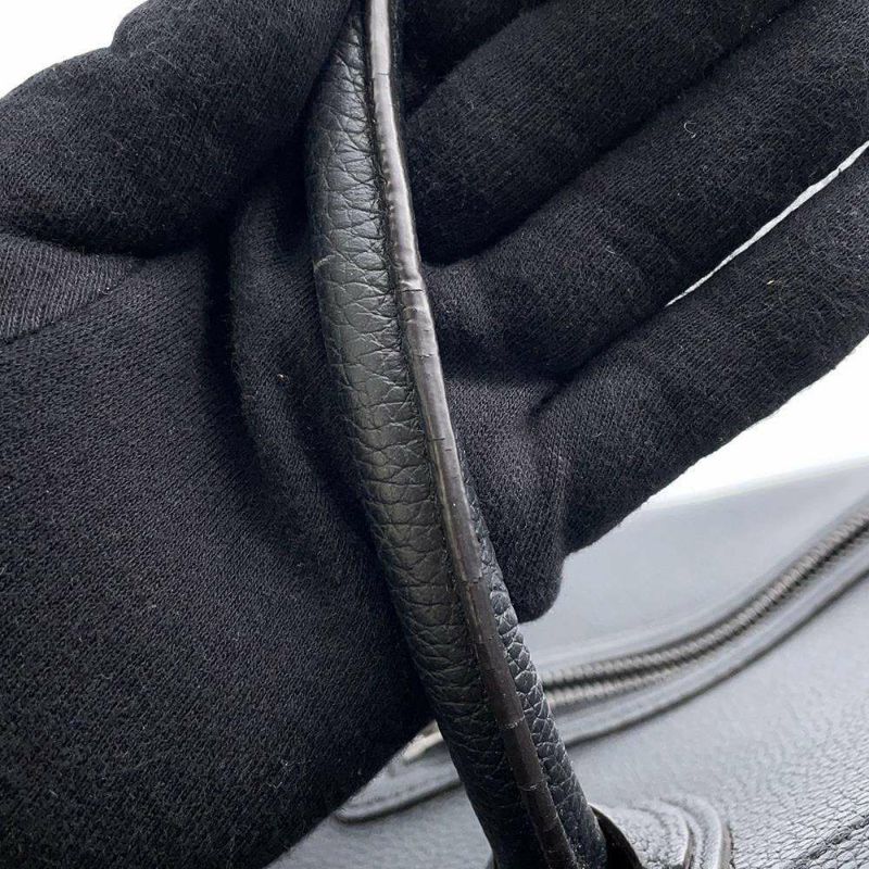 セリーヌ ハンドバッグ ラゲージ ショッパー ミディアム レザー CELINE バッグ 黒