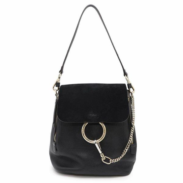 クロエ リュック フェイ ミニ バックパック レザー スエード 3S1192-HEU Chloe ショルダーバッグ 2way 黒