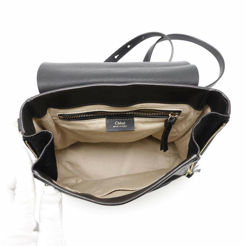 クロエ リュック フェイ ミニ バックパック レザー スエード 3S1192-HEU Chloe ショルダーバッグ 2way 黒