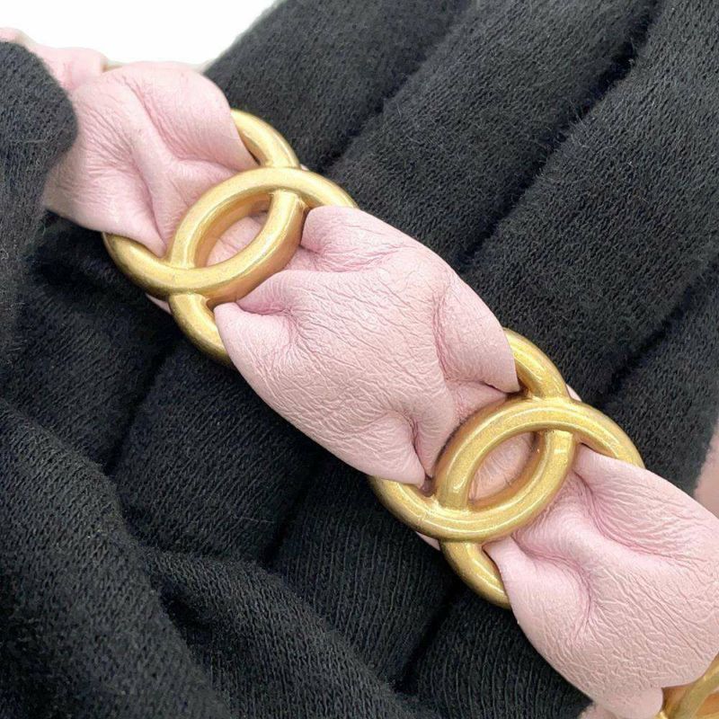 シャネル チェーンショルダーバッグ ココマーク ホーボーバッグ ラムスキン AS2480 CHANEL 2way