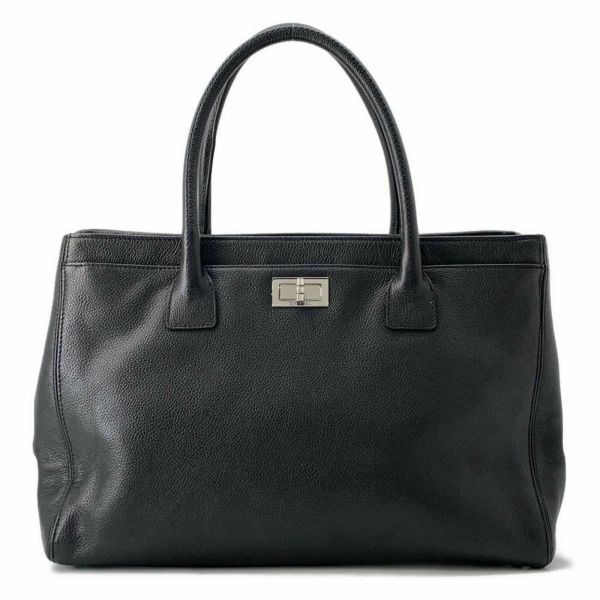 シャネル トートバッグ 2.55 エグゼクティブライン レザー A29292 CHANEL 黒