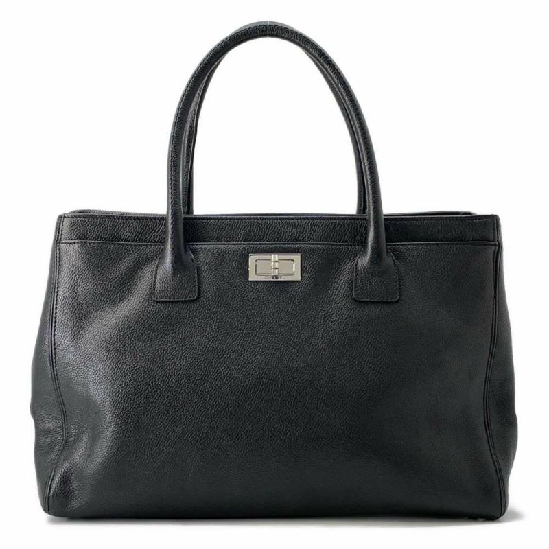 シャネル トートバッグ 2.55 エグゼクティブライン レザー A29292 CHANEL 黒