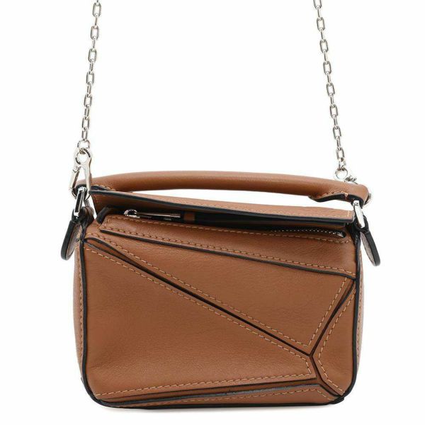 ロエベ ハンドバッグ パズルバッグ ナノ レザー LOEWE バッグ 2wayショルダー