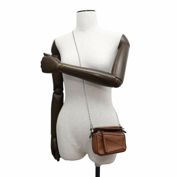 ロエベ ハンドバッグ パズルバッグ ナノ レザー LOEWE バッグ 2wayショルダー